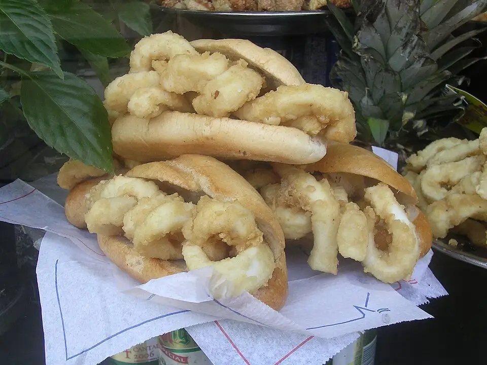 Sandwich aux calamars, Madrid