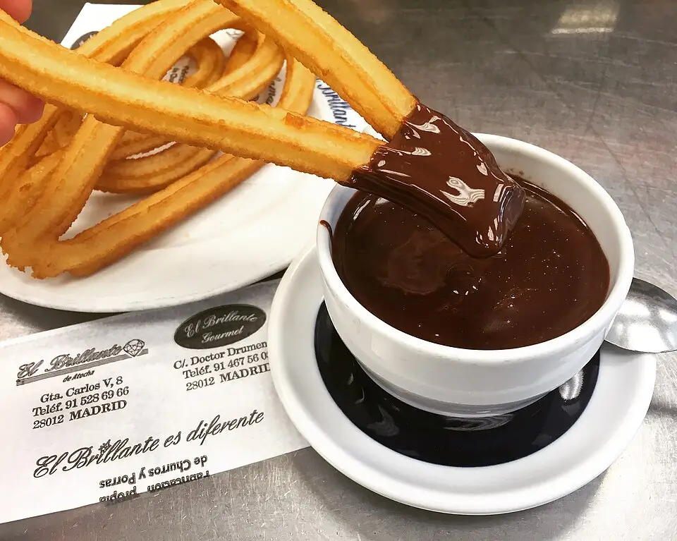 Churros au chocolat, Madrid